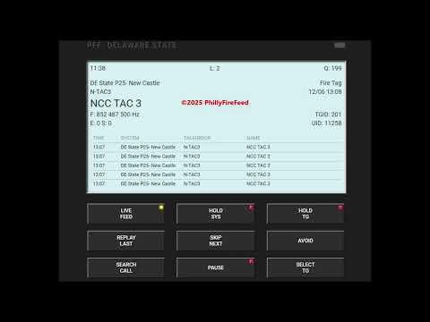 12-6-25, 198 Hay Rd, Edgemoor, New Castle Co, DE, 2 Alarm Building Fire