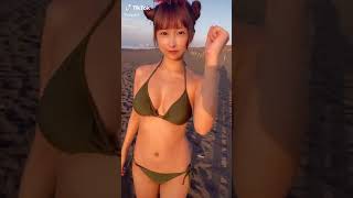 [Tiktok]美女 揺れる  Gカップ