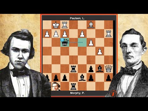 Paul Morphy vs Louis Paulsen, 1857