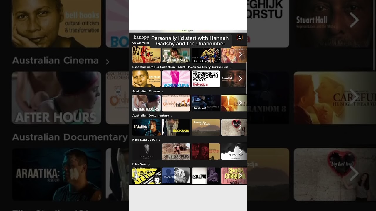 Accessing free film and TV through the Library - Kanopy and EduTV