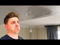 Fixing A Leak From The Ceiling Asmr