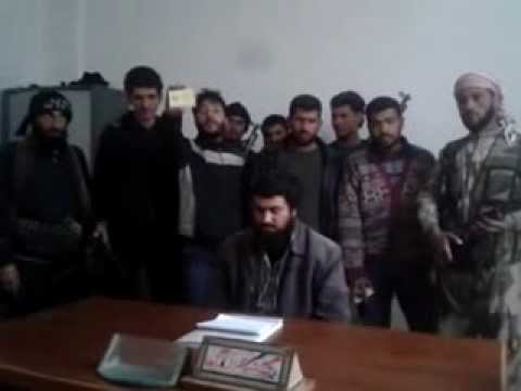 لواء القسام العامل بمحافظة الرقة يقوم بتأمين أنشقاق مجموعة من عناصر اللواء 93 في عين عيسى