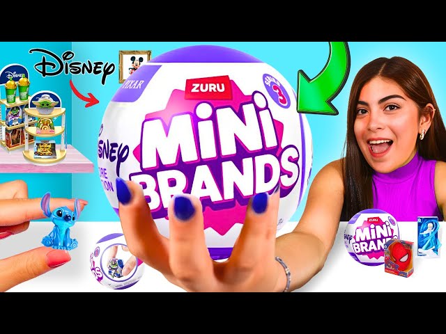 Vídeo relacionado con Mini Brands Disney Store Serie 3, Figuras Miniatura Coleccionables Sorpresa, Temática Disney, Empaque Ciego (1 Cápsula)