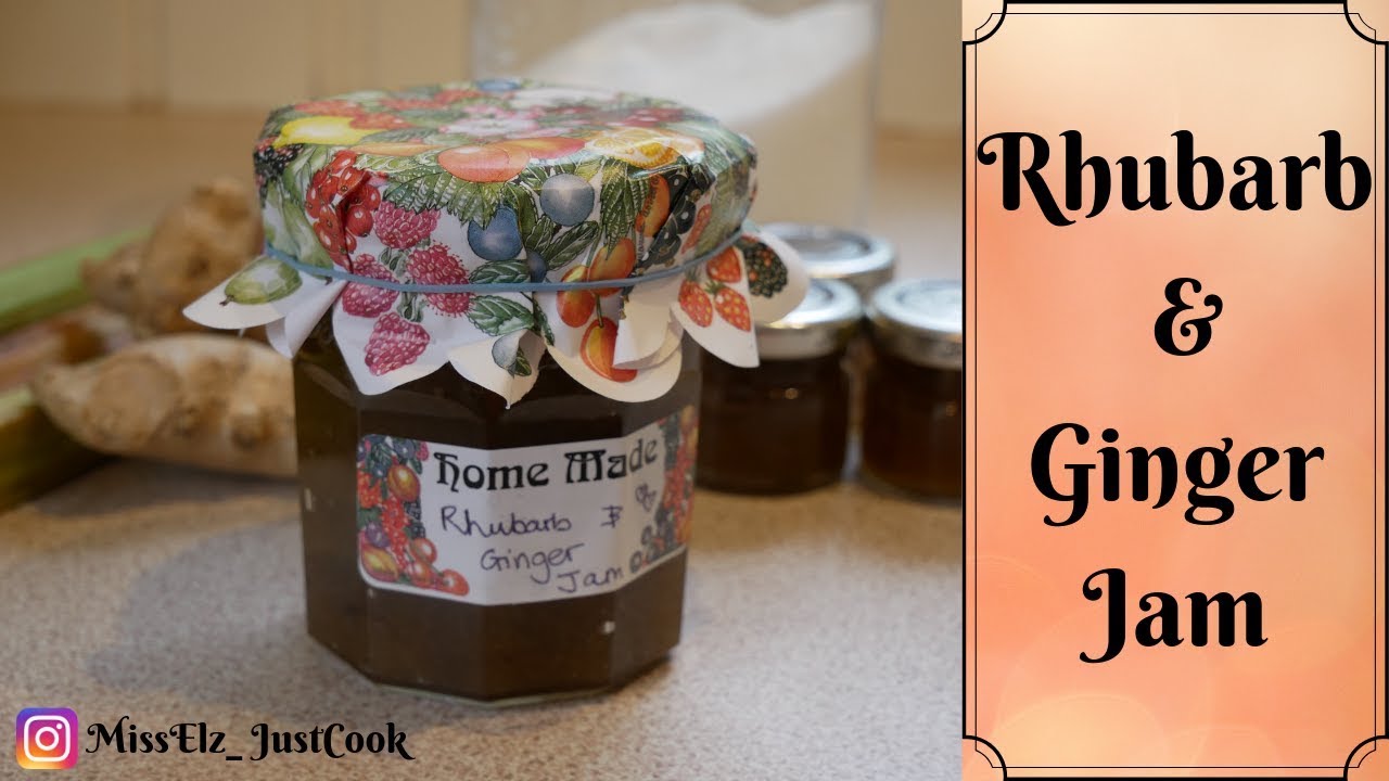 Watch video The BEST Rhubarb and Ginger Jam Now The BEST Rhubarb and Ginger Jam