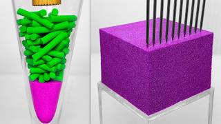 Very Satisfying and Relaxing Compilation 372 Kinetic Sand ASMR