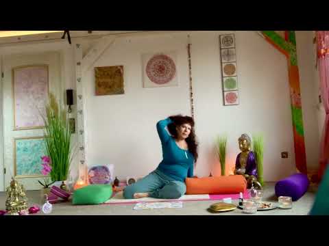 Yoga Yin der Drehsitz