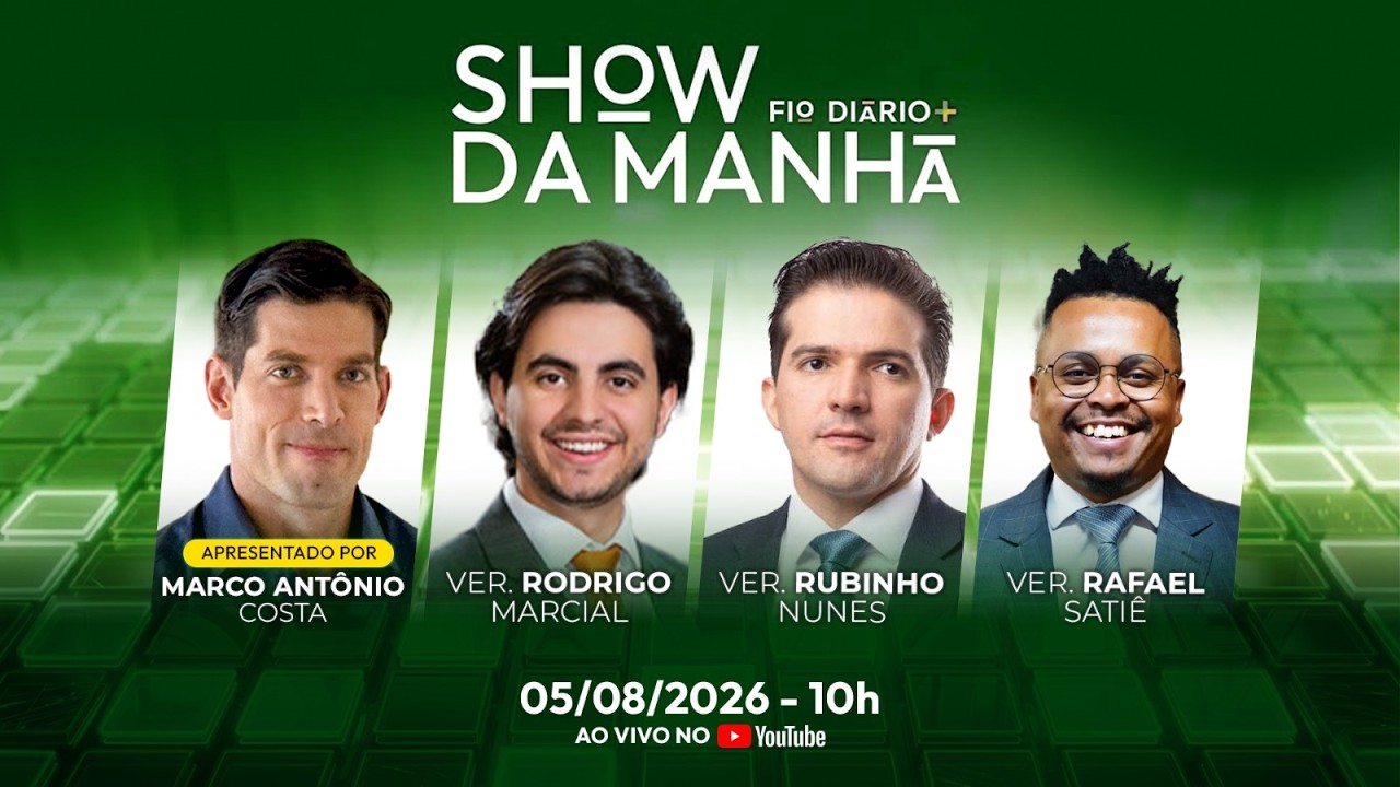 SHOW DA MANHÃ - TRUMP REAGE, LULINHA SE COMPLICA: O CERCO SE FECHA? | 05/08/2026