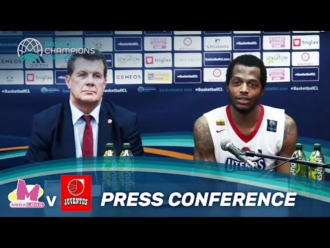 Mega Leks v Juventus Utena - Press Conference - Basketball Champions League