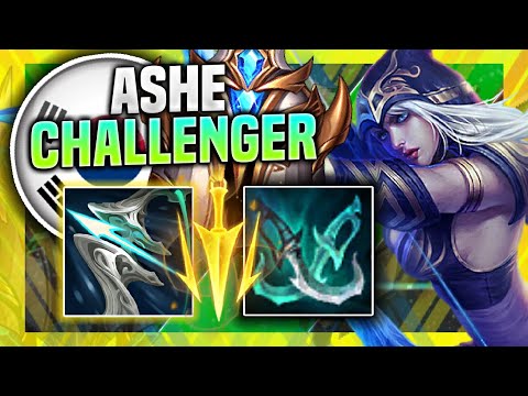 THIS KOREAN CHALLENGER DESTROYING WITH ASHE! - Korean Challenger Plays Ashe ADC vs Varus!
