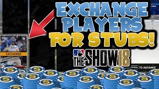 HOW TO EXCHANGE PLAYERS FOR STUBS IN MLB THE SHOW 18 DIAMOND DYNASTY