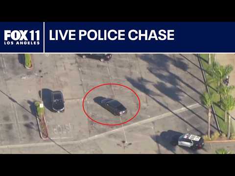 LIVE: Police chase near South LA