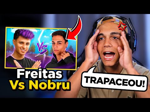 REAÇÃO DO FREITAS AO ASSISTIR X1 CONTRA NOBRU! - NOBRU x FREITAS