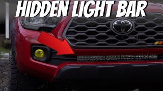 I Installed a Hidden LED Light Bar on a Toyota Tacoma!