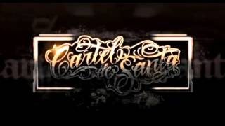 cartel de santa con el corazon