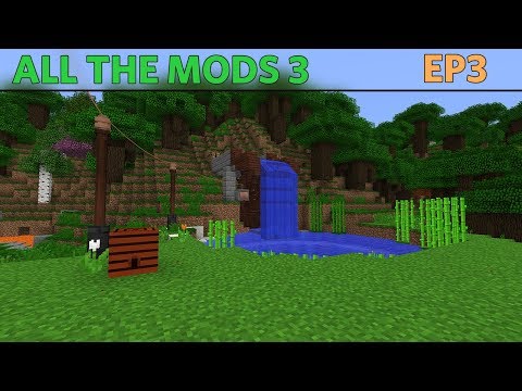All the Mods 3 - E3 - Water Wheel & Induction Smelter [1.12 Modded Minecraft]