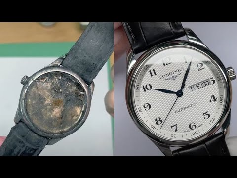 Longines.Old And Rusty Watch Restoration/Rebuild.#94.