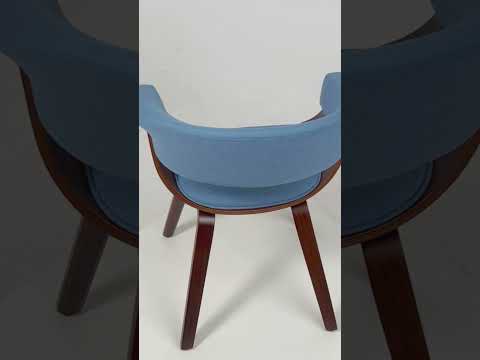 Миниатюра изображения товара Стул AksHome Mody (ткань, небесный XC188-26/орех)