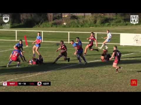2019 IDRL 1st Grade Round 11 Highlights - Western Suburbs vs Collegians
