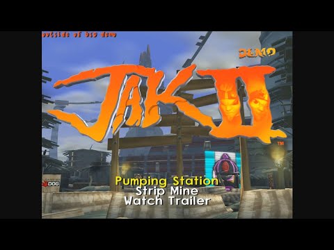 Jak II - Title Screen during Daytime