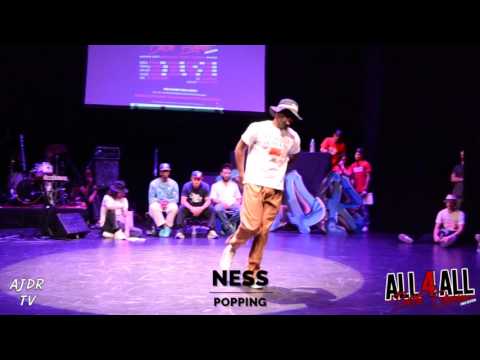 ALL 4 ALL BATTLE EUROPÉEN 2016 - POPPING - ALEXY vs NESS