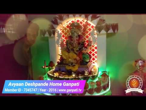 Avyaan Deshpande Home Ganpati Decoration Video