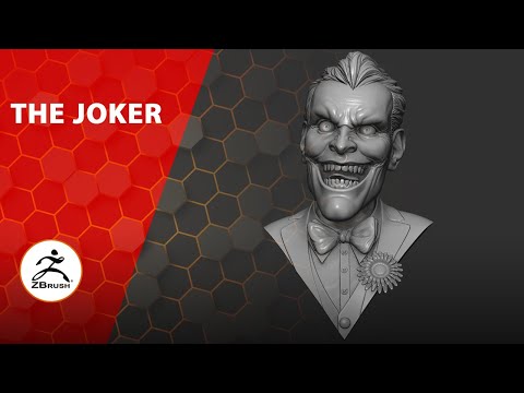 The Joker - Time-lapse ZBrush sculpting