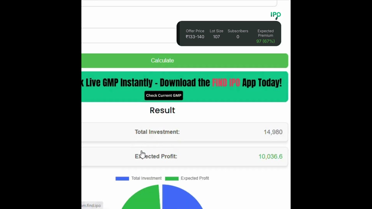 Introducing the IPO Returns Calculator #shorts