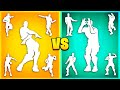 OLD vs NEW Fortnite Dances (Get Griddy, Floss, Scenario, Orange Justice, Rollie)