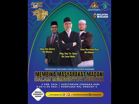 PROGRAM WACANA ILMU MALAYSIA MADANI : MEMBINA MASYARAKAT MADANI DALAM MEMBENTUK NEGARA