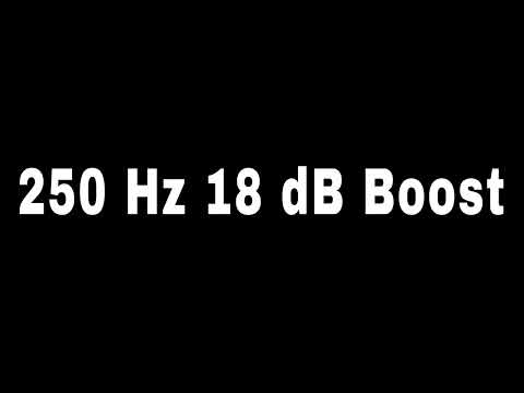 250 Hz 18 dB Boost Pink Noise Ear Training for Sound Engineers || Starting Sound