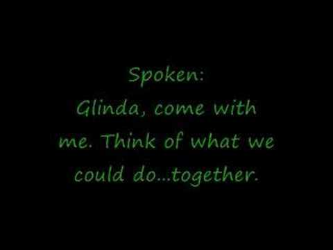 Defying Gravity-Wicked