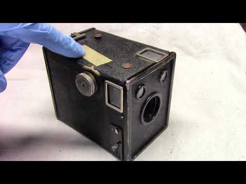 Intro, loading, and results Kodax Sure Shot D-6 film 116 Box Camera to 120