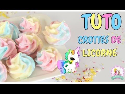 ♡• RECETTE MERINGUES ARC EN CIEL CROTTE DE LICORNE - UNICRON RAINBOW POOP MERINGUE RECIPE •♡