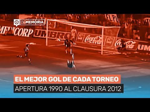 El MEJOR GOL de cada torneo | Desde Apertura 1990 hasta Clausura 2012
