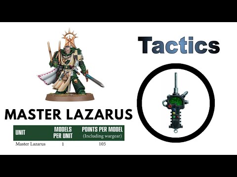 Master Lazarus: Rules, Review, Tactics + Strategy - New Dark Angels Ritual of the Damned Rules