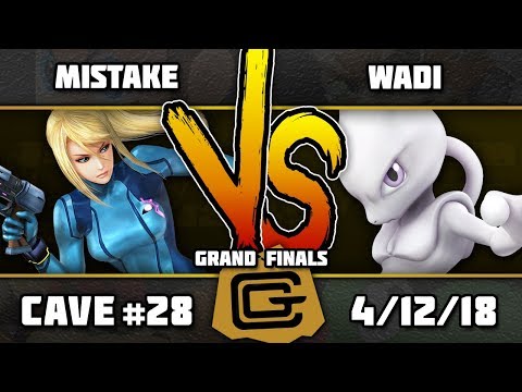 The Cave #28 - Mistake (ZSS) vs WaDi (Mewtwo) - Smash 4 Grand Finals - 4/12/18