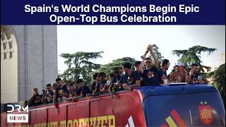 WATCH: Spain's FIFA World Cup 2026 Victory Parade Begins | Open-Top Bus Tour Through Madrid | AD15