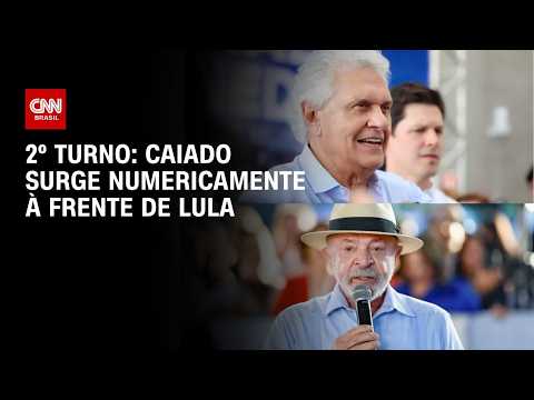 Caiado surge numericamente à frente de Lula em eventual 2º turno | BASTIDORES CNN