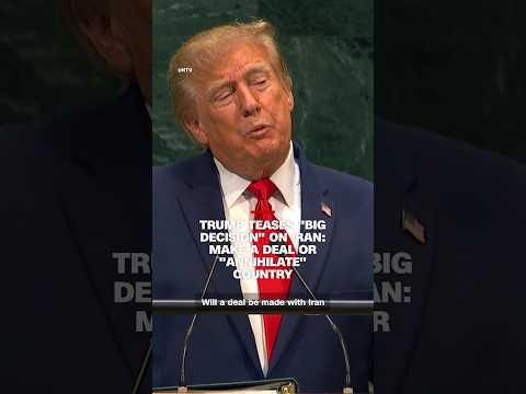 Trump teases 'big decision' on Iran: Make a deal or 'annihilate' country
