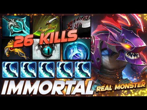Slark Real Shark Monster - Dota 2 Pro Gameplay [Watch & Learn]