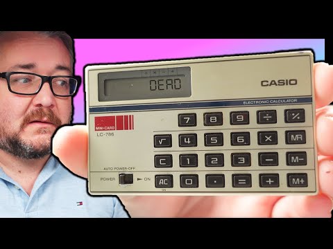 I bought a FAULTY 1982 Casio calculator | can I FIX it?