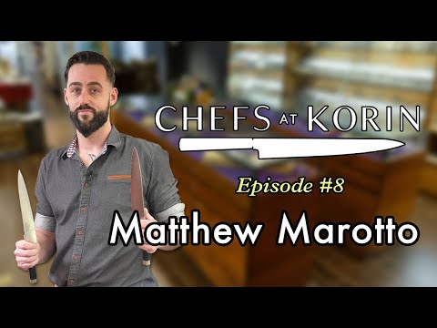 Matthew Marotto tells us his knife accident in the kitchen | Chefs At Korin #8