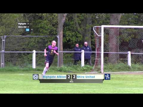 Middx FA   Sunday Intermediate Cup Final 2015   Highgate Albion v Shire United 19 April 2015