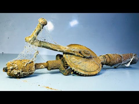 Antique Hand Drill Machine Restoration