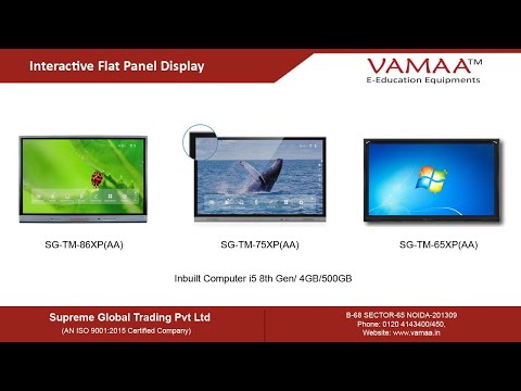 VAMAA Interactive flat panel SG-TM-75XP