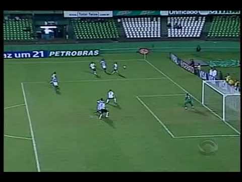 Gol do Caio, desde o início da jogada, na vitória do Avaí sobre o Coritiba - Copa do Brasil 2010