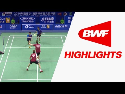 TOTAL BWF Thomas & Uber Cup Finals 2016 | Badminton Day 4/S1-Thomas Cup Grp D-DEN vs TPE-Highlights