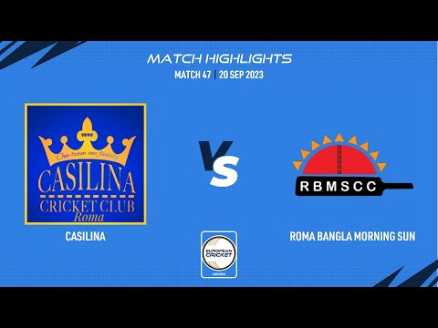Match 47 - CAS vs RBMS | Highlights | ECS Italy, Rome | 20 Sep 2023 | ECS23.876