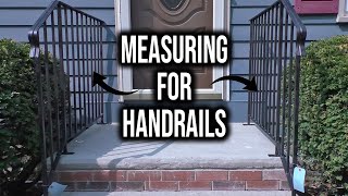 How to Measure Placement for Wrought Iron Handrails