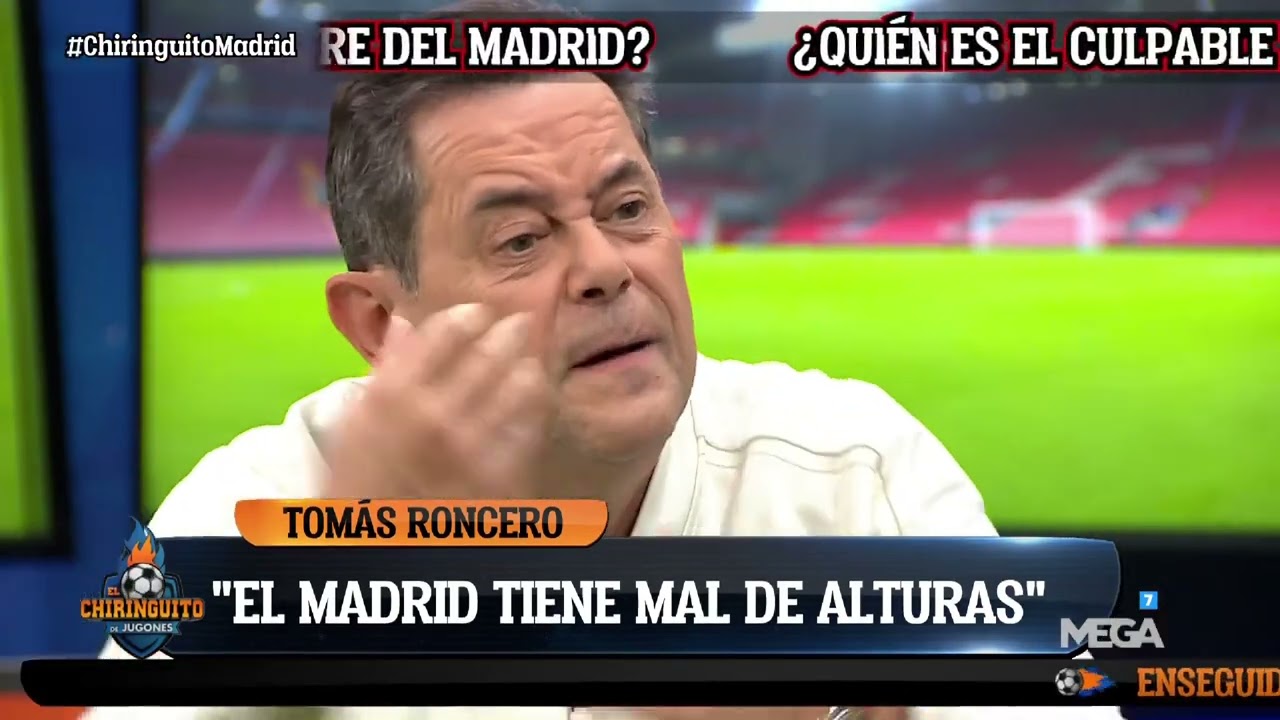 😡 ¡CALENTÓN HISTÓRICO de RONCERO tras la DERROTA del REAL MADRID con el LIVERPOOL!